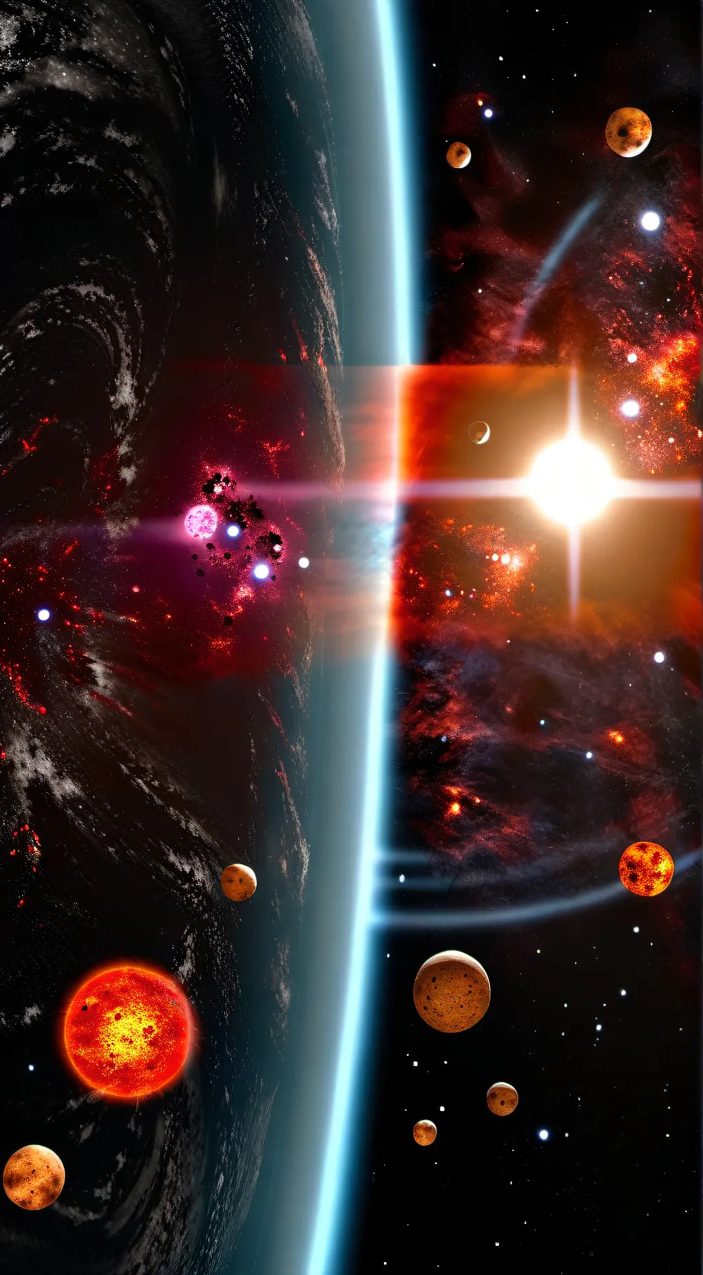 ai character: The universe  background