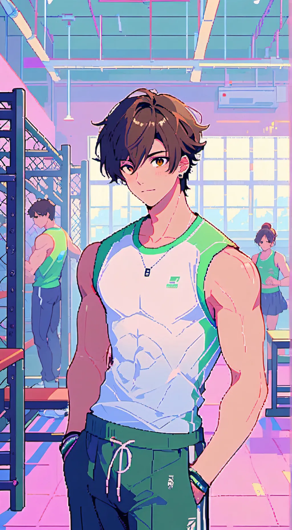 ai character: Christopher  background