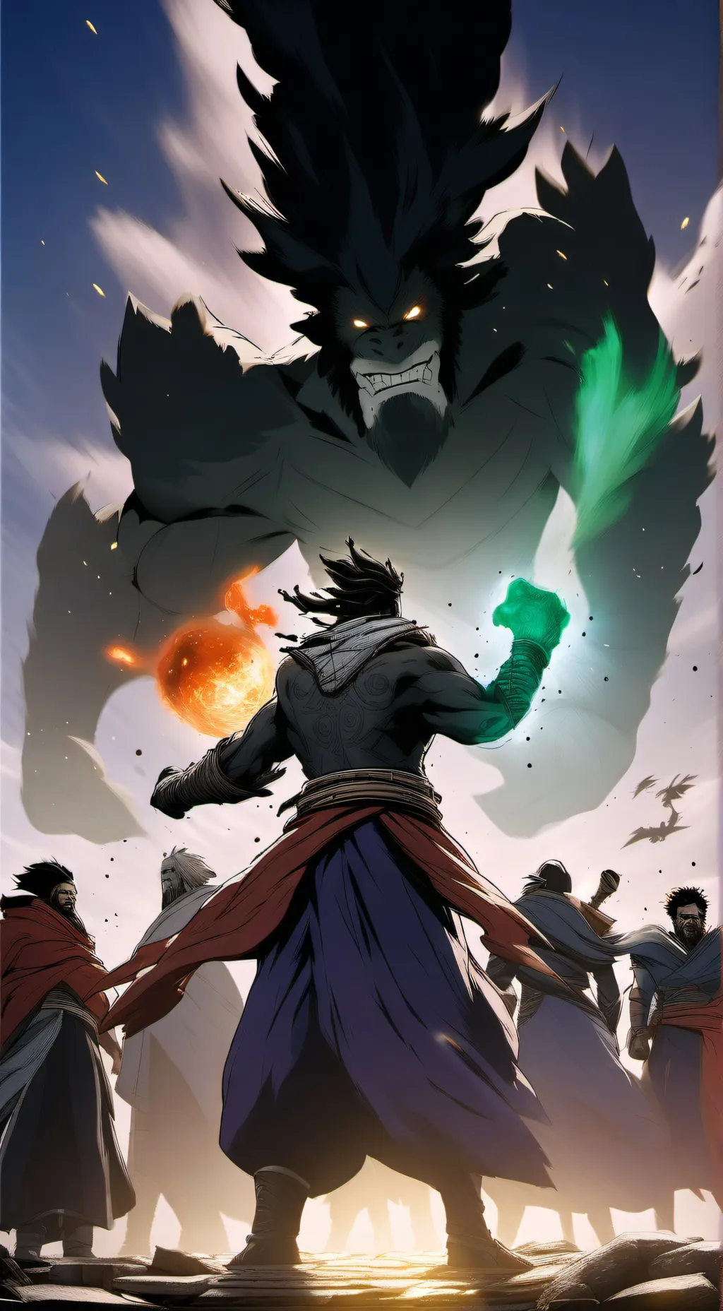 ai character: MHA AU background