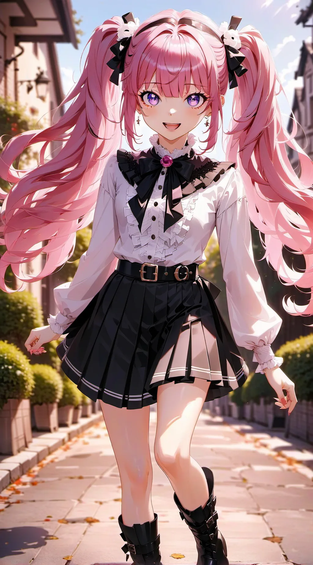 ai character: Dulce Nakano background