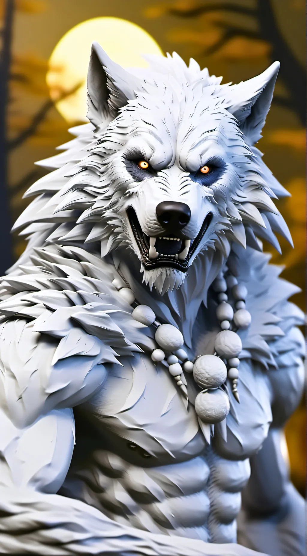 ai character: Клык  background