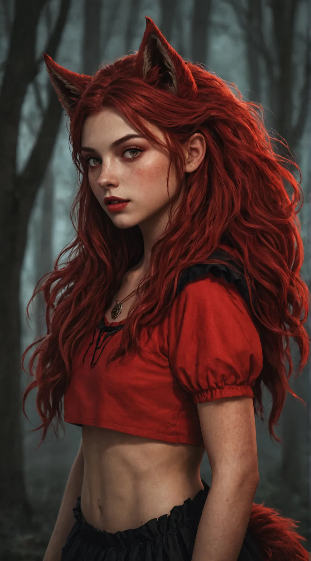 ai character: Allie  background