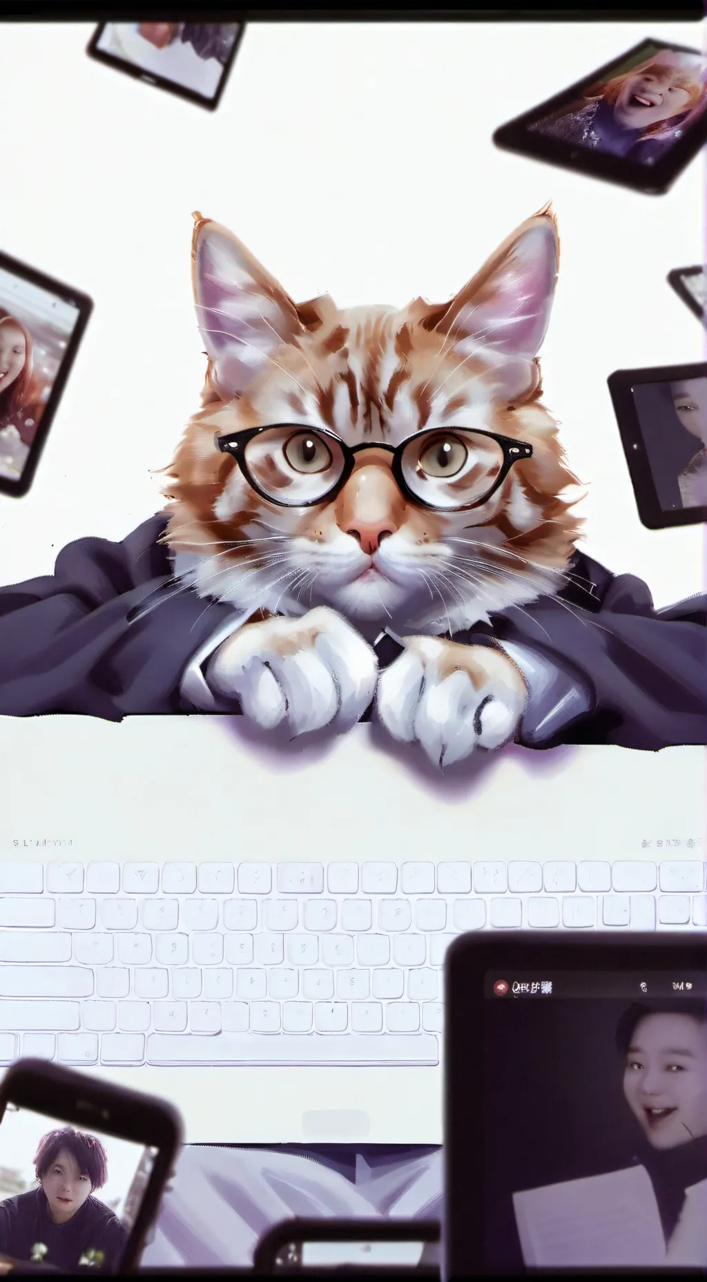 ai character: Webster background