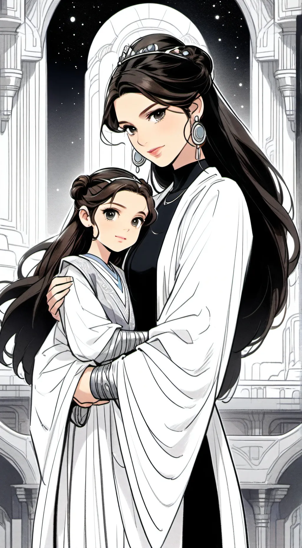 ai character: Leia organa zoie  background