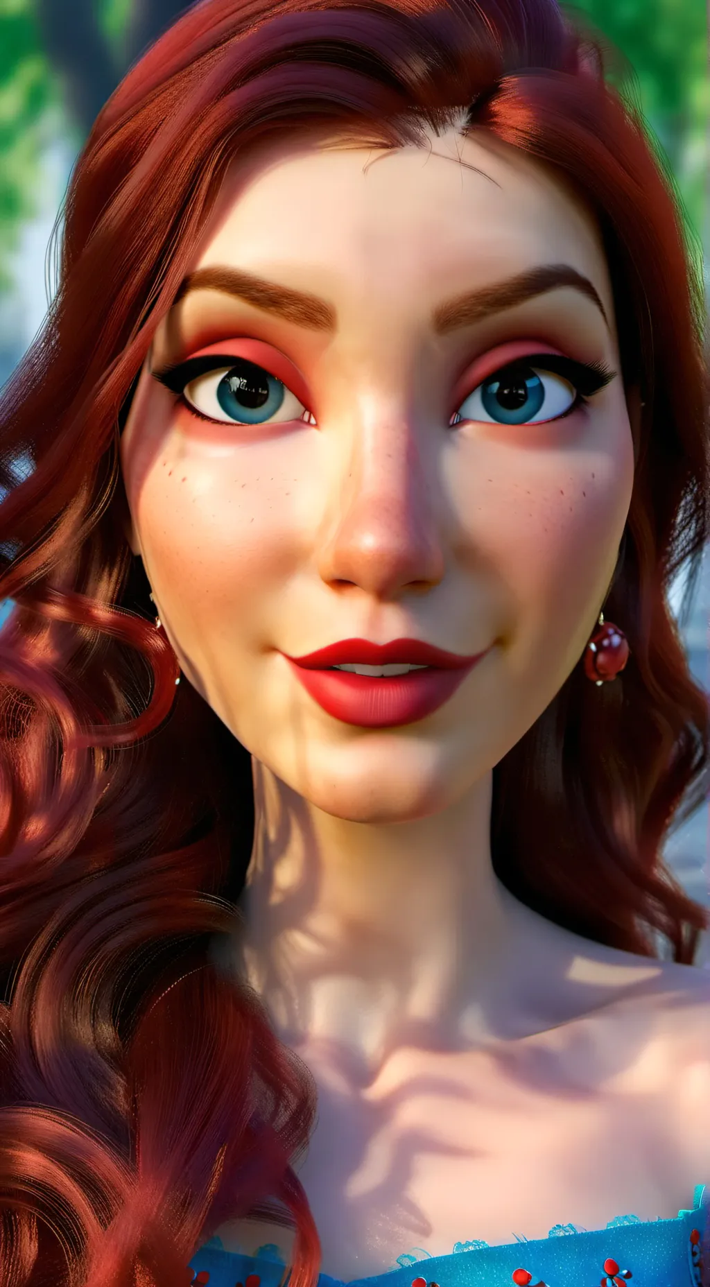 ai character: Becca  background