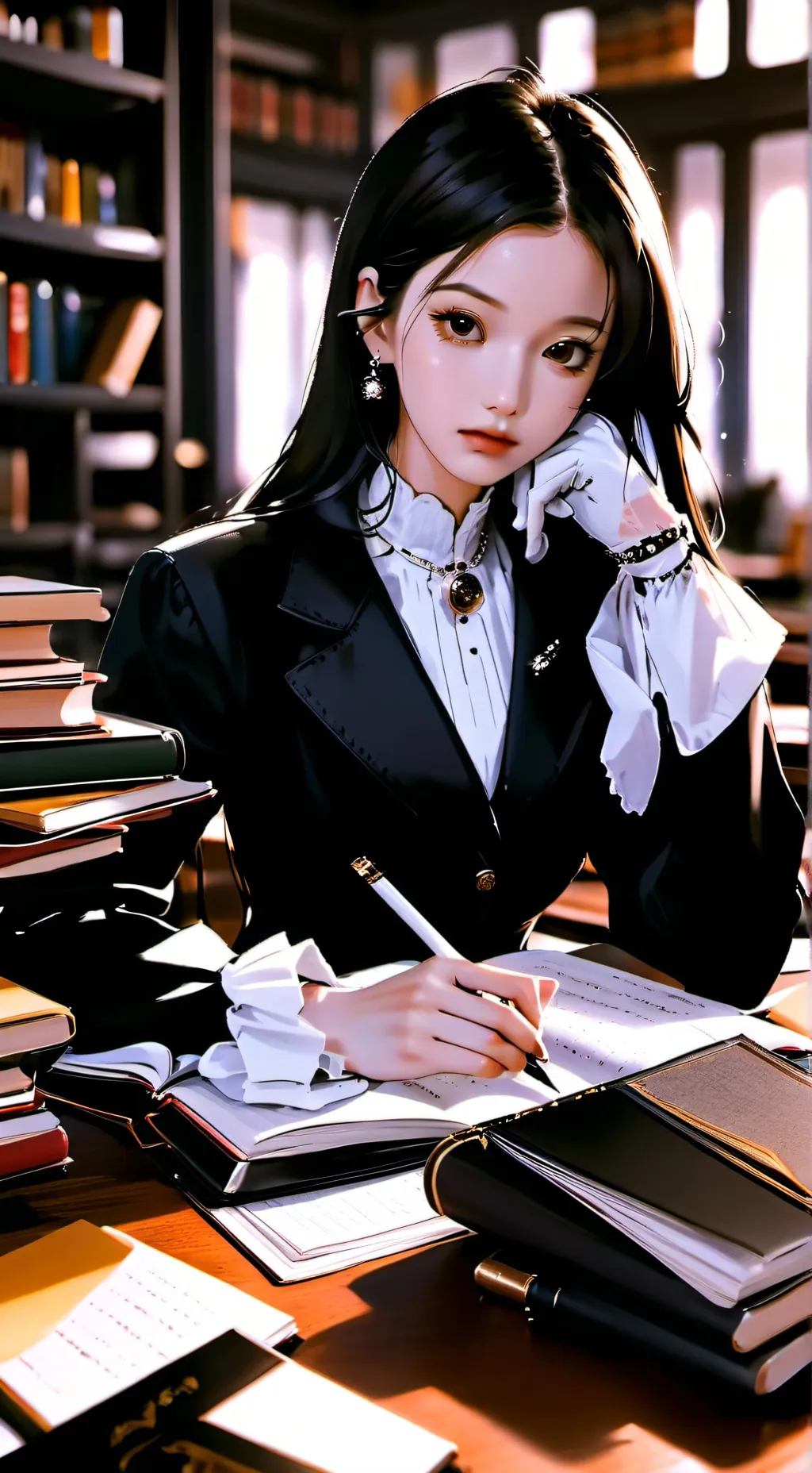 ai character: Leah background