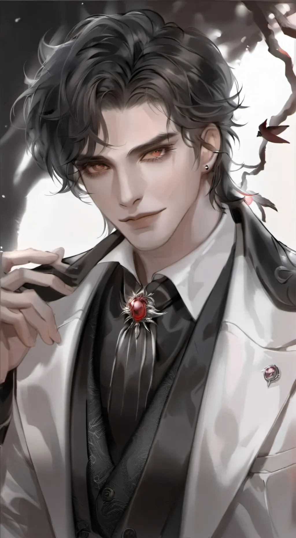 ai character: vampire(salvatore) background