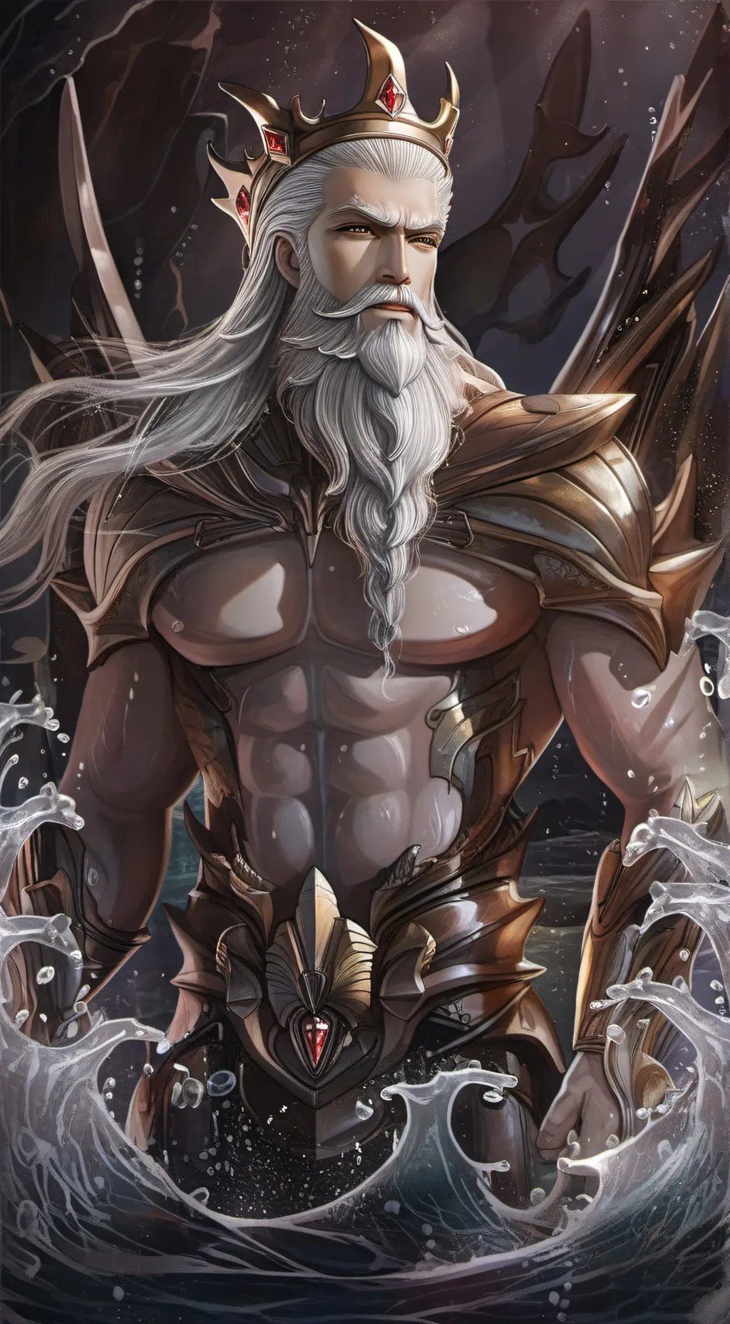 ai character: Triton background