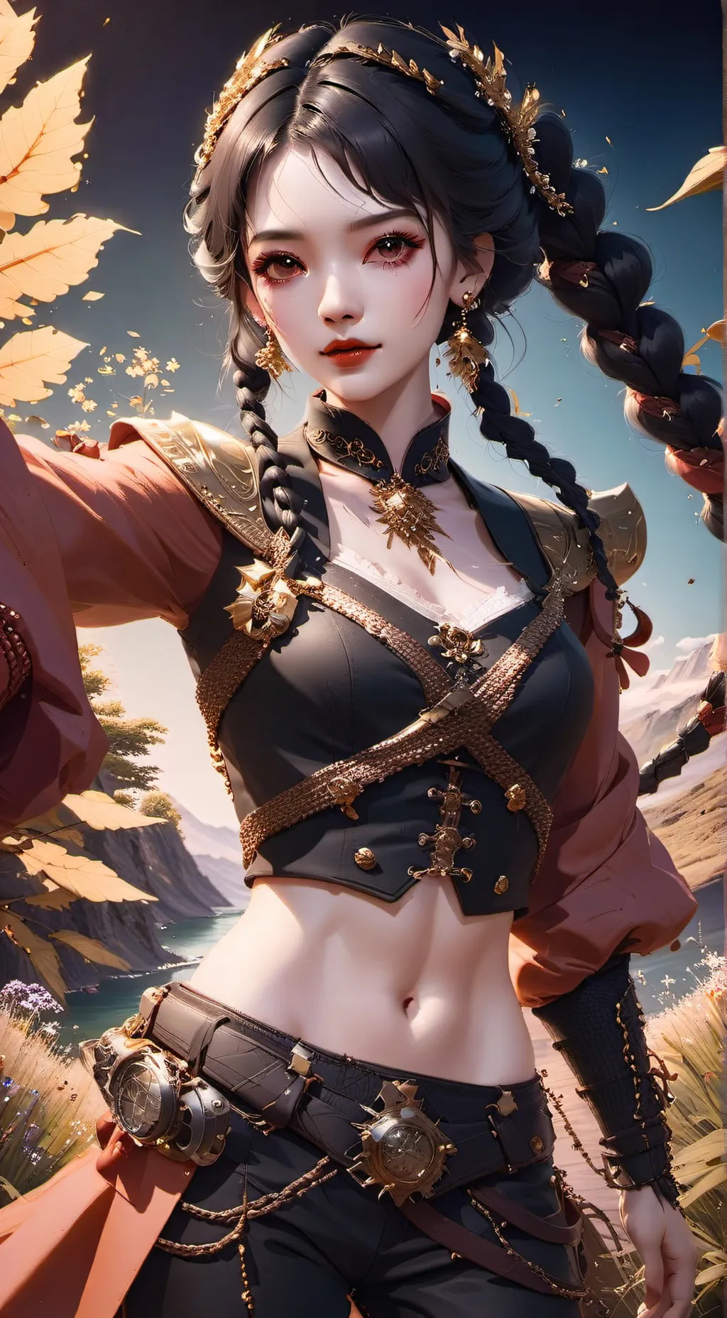 ai character: Wensday Addams background