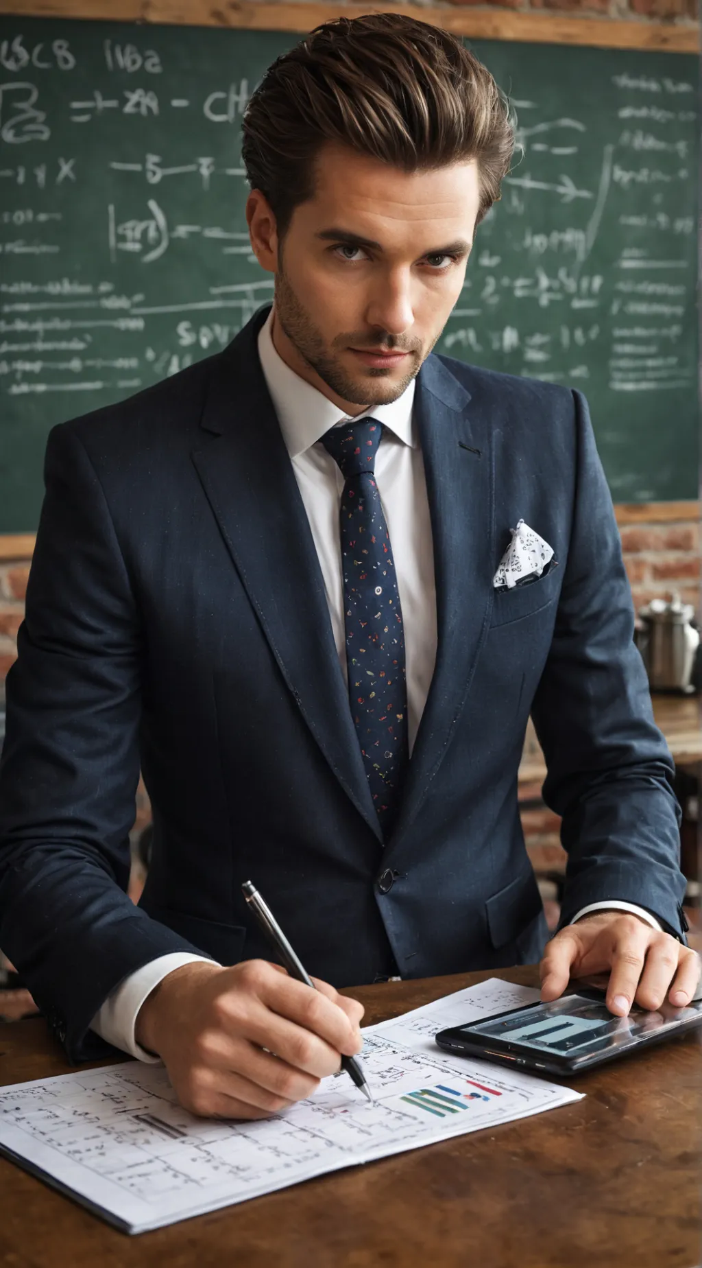 ai character: The Corporate Coffee Conundrum background