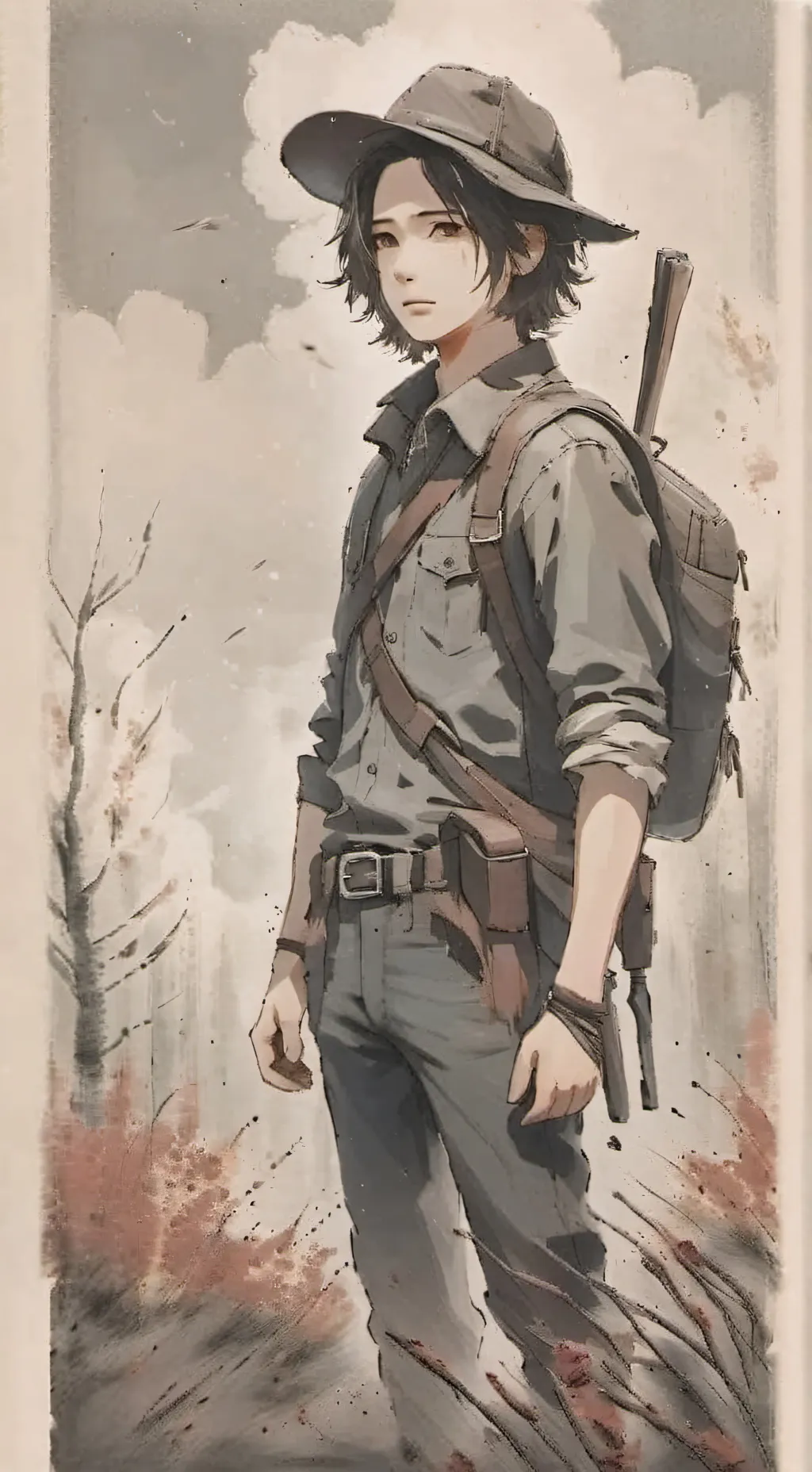 ai character: TWD background