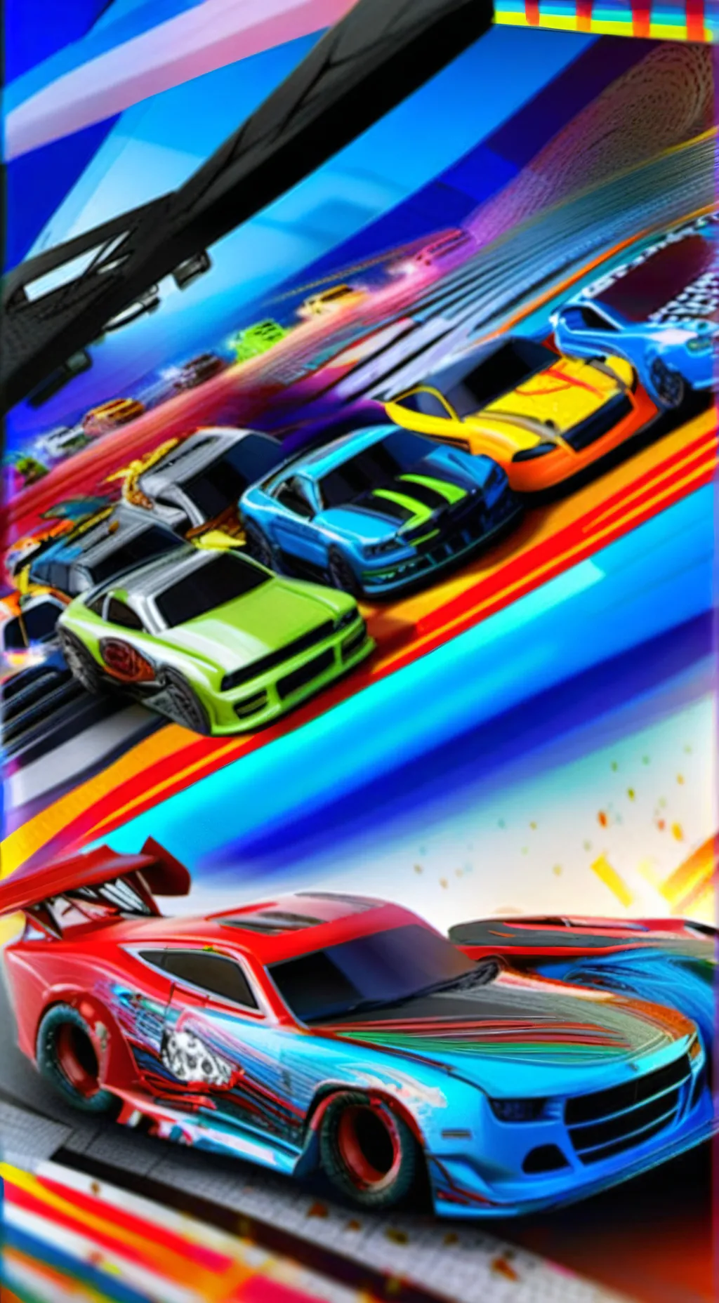 ai character: Hot Wheels background