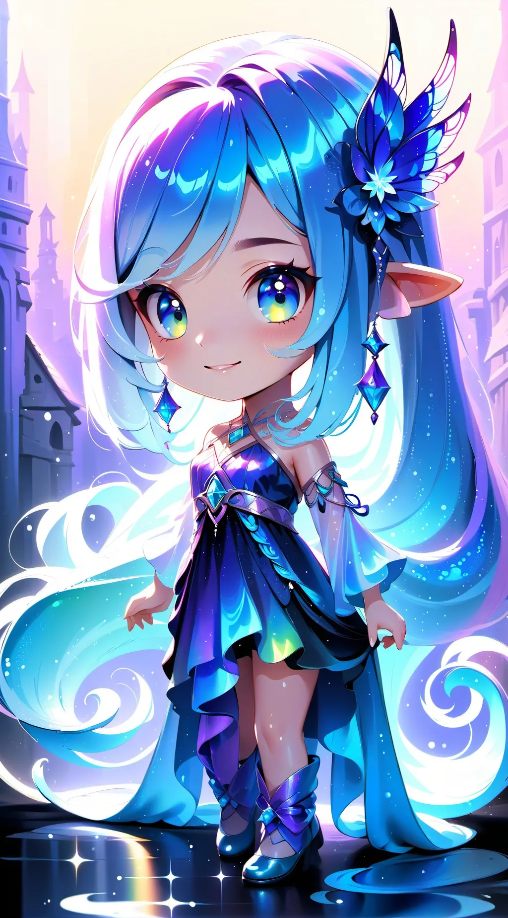 ai character: sweety background