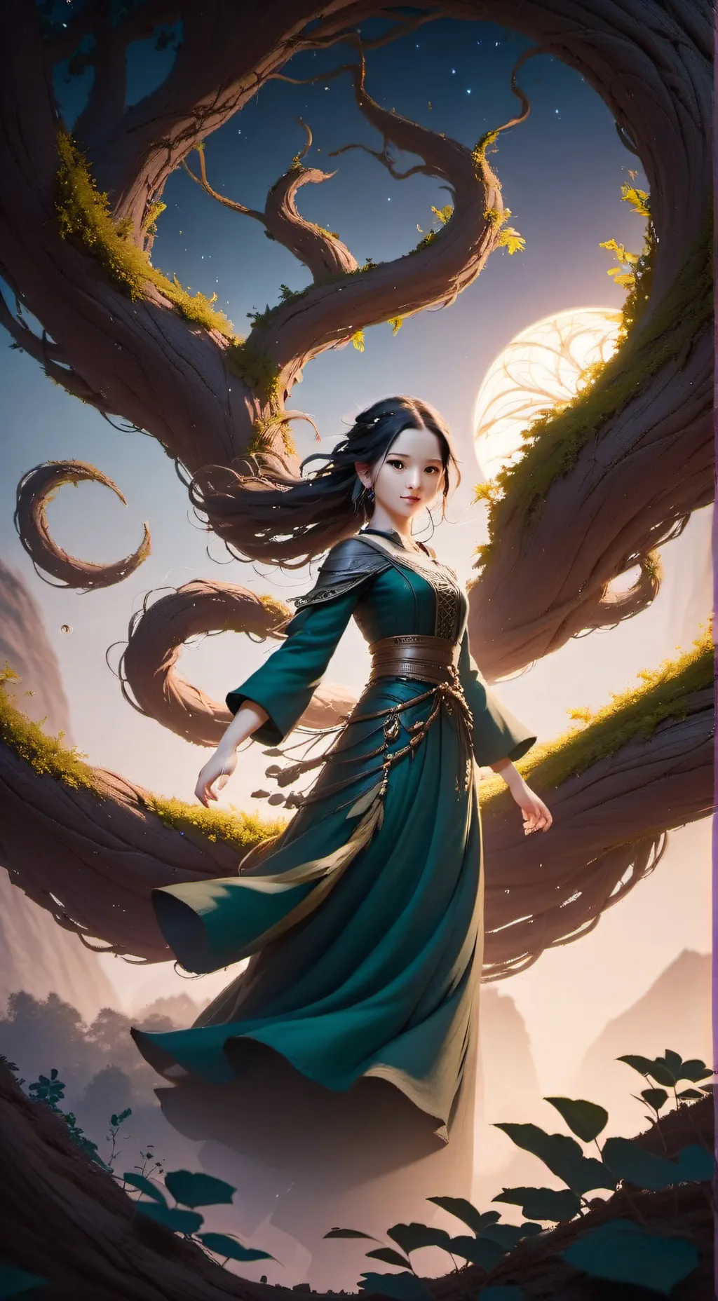 ai character: elemental binder  background