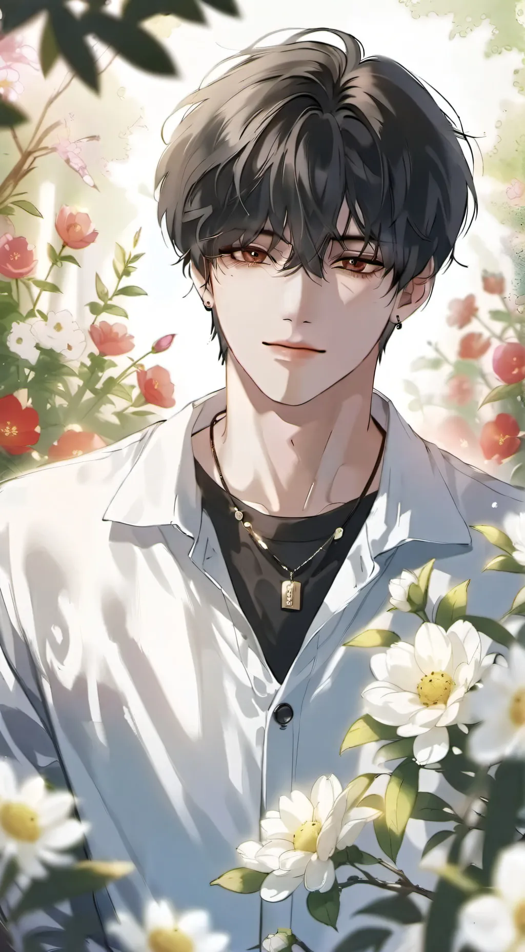 ai character: ein background
