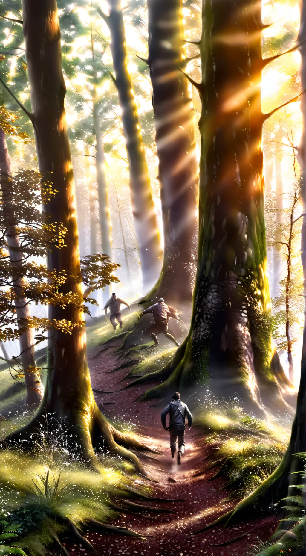 ai character: The escape. (pt 1) background