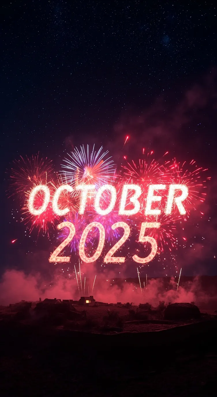 ai character: OCTOBER 2025 background