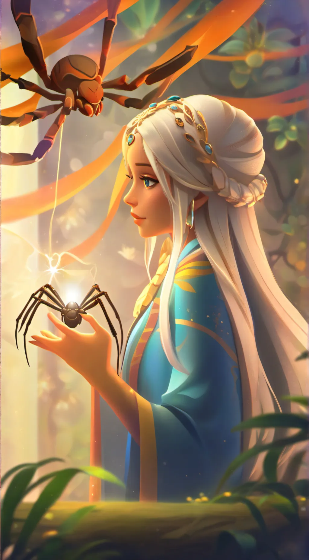 ai character: shalea  background