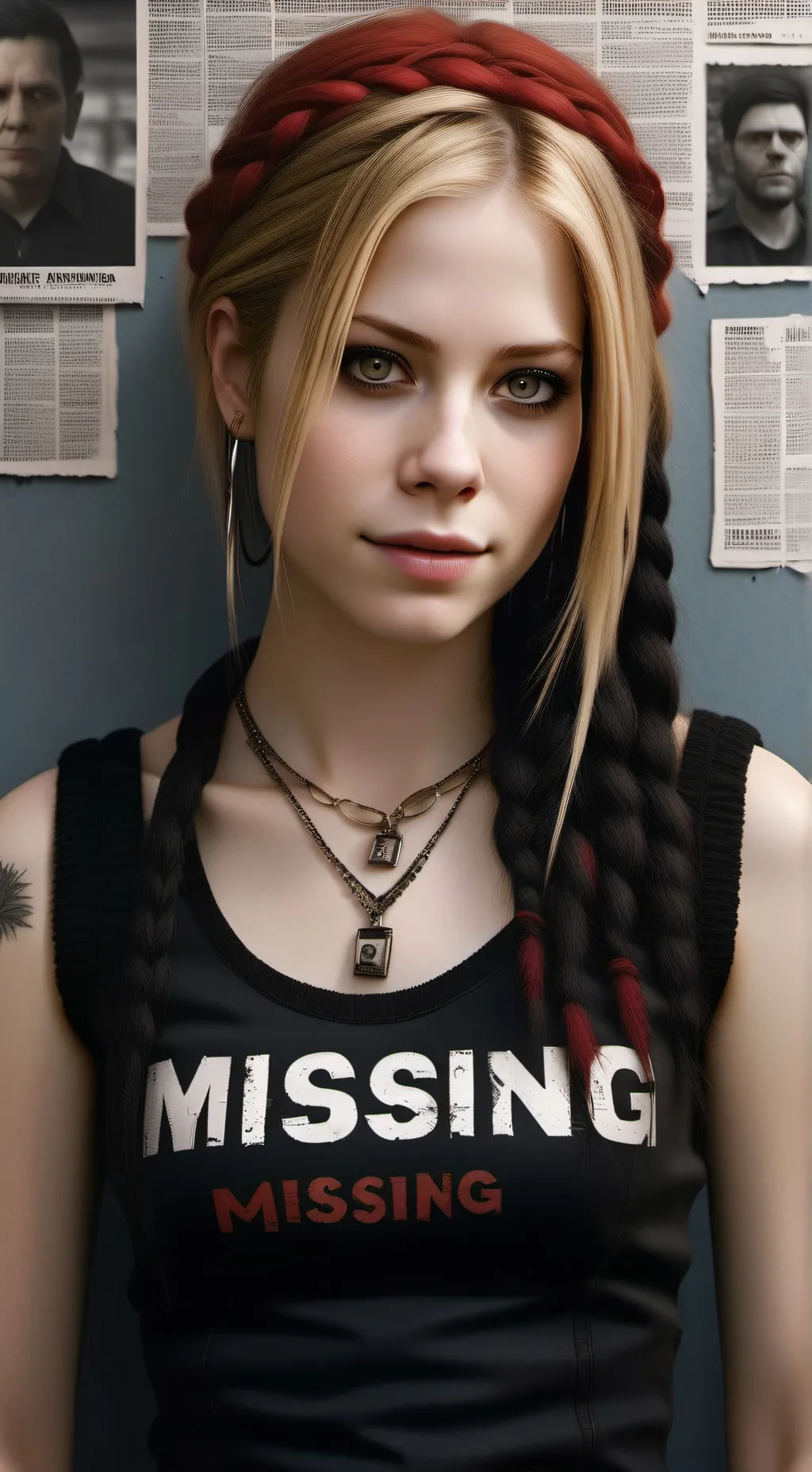 ai character: Missing Celebs background