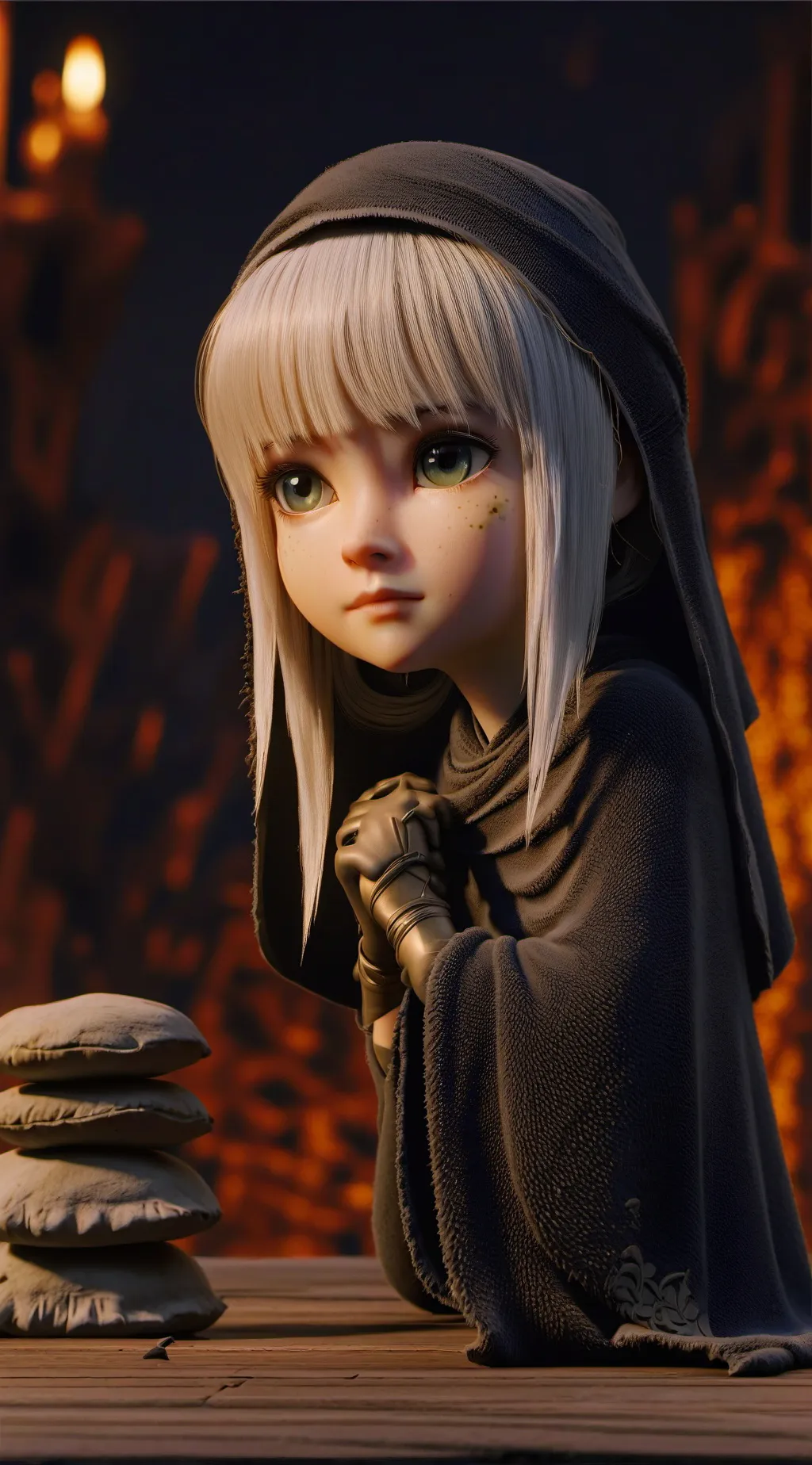 ai character: Noia background