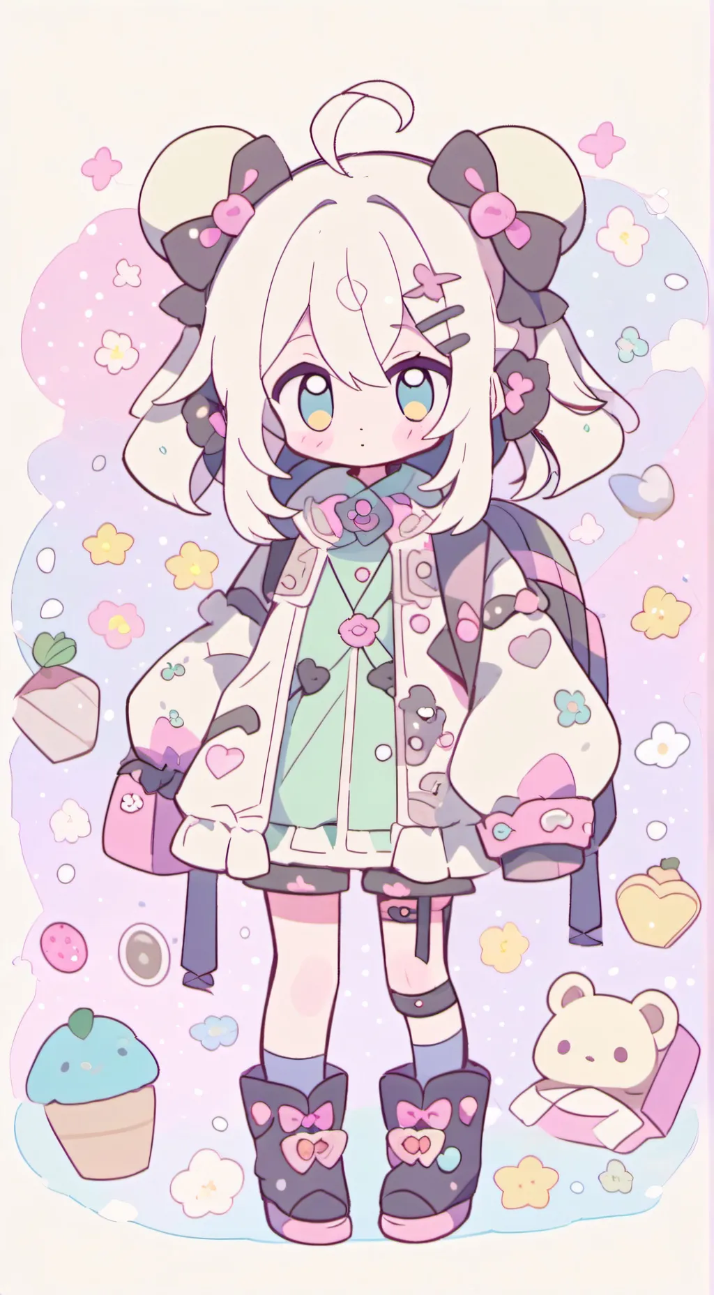 ai character: Mr sun background