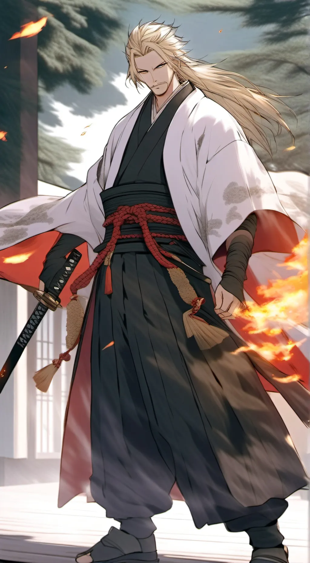ai character: Rengoku Kyojuro  background