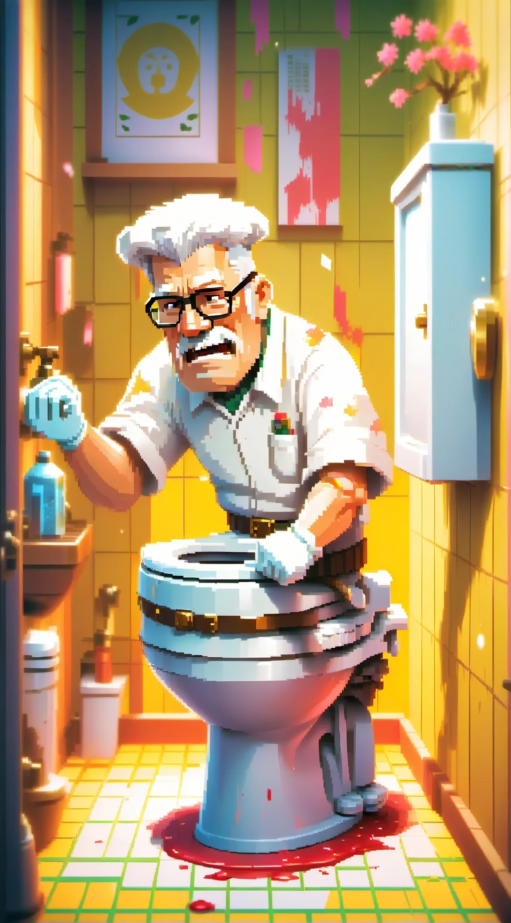 ai character: Skibidi Toliet background