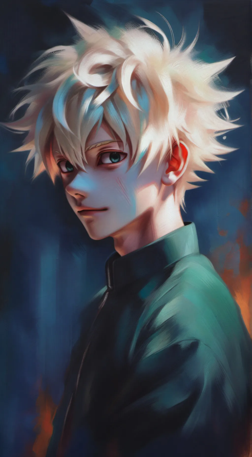ai character: Bakugo editor background