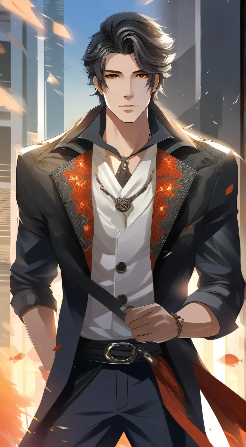 ai character: Glen  background