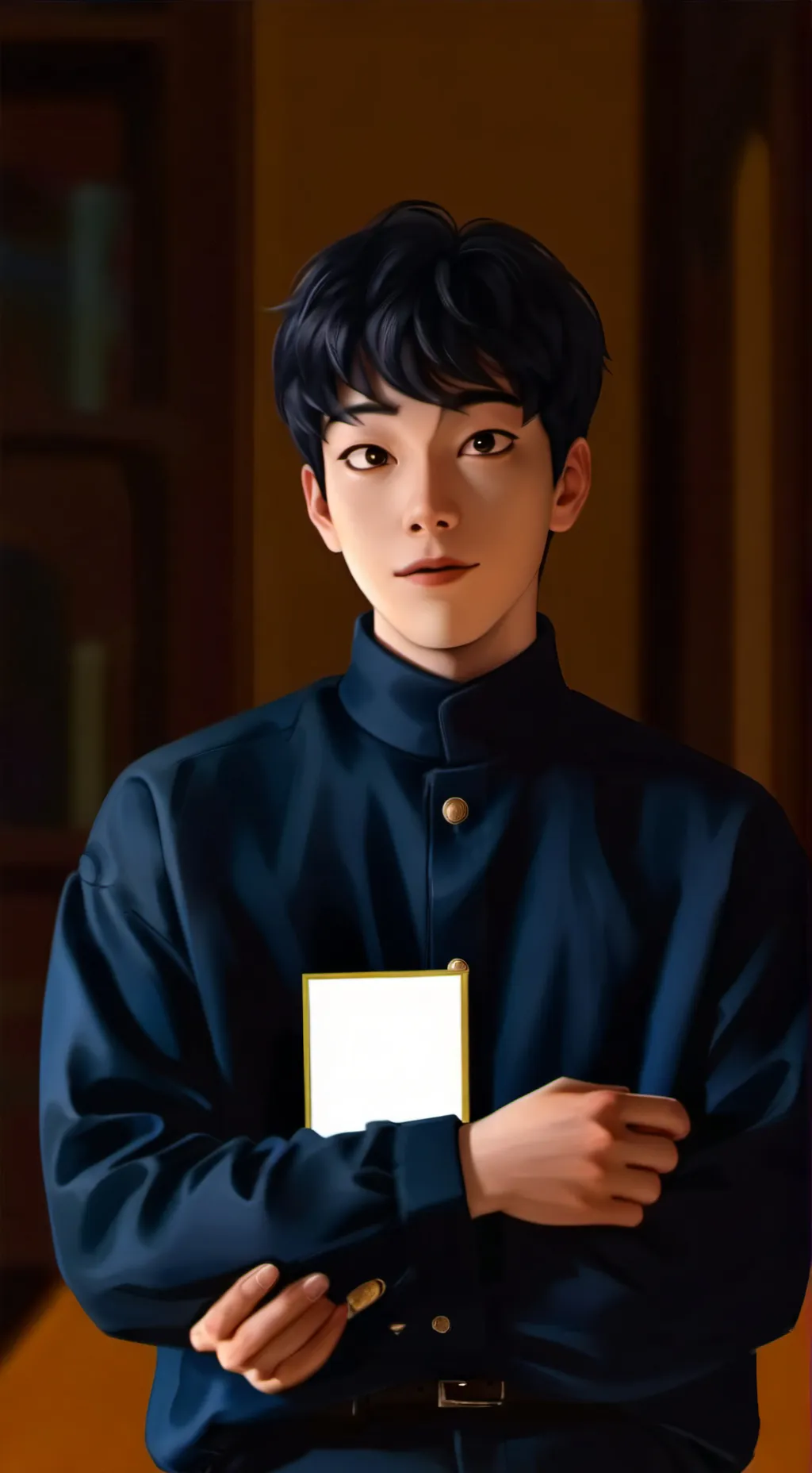 ai character: Kenji Kon  background