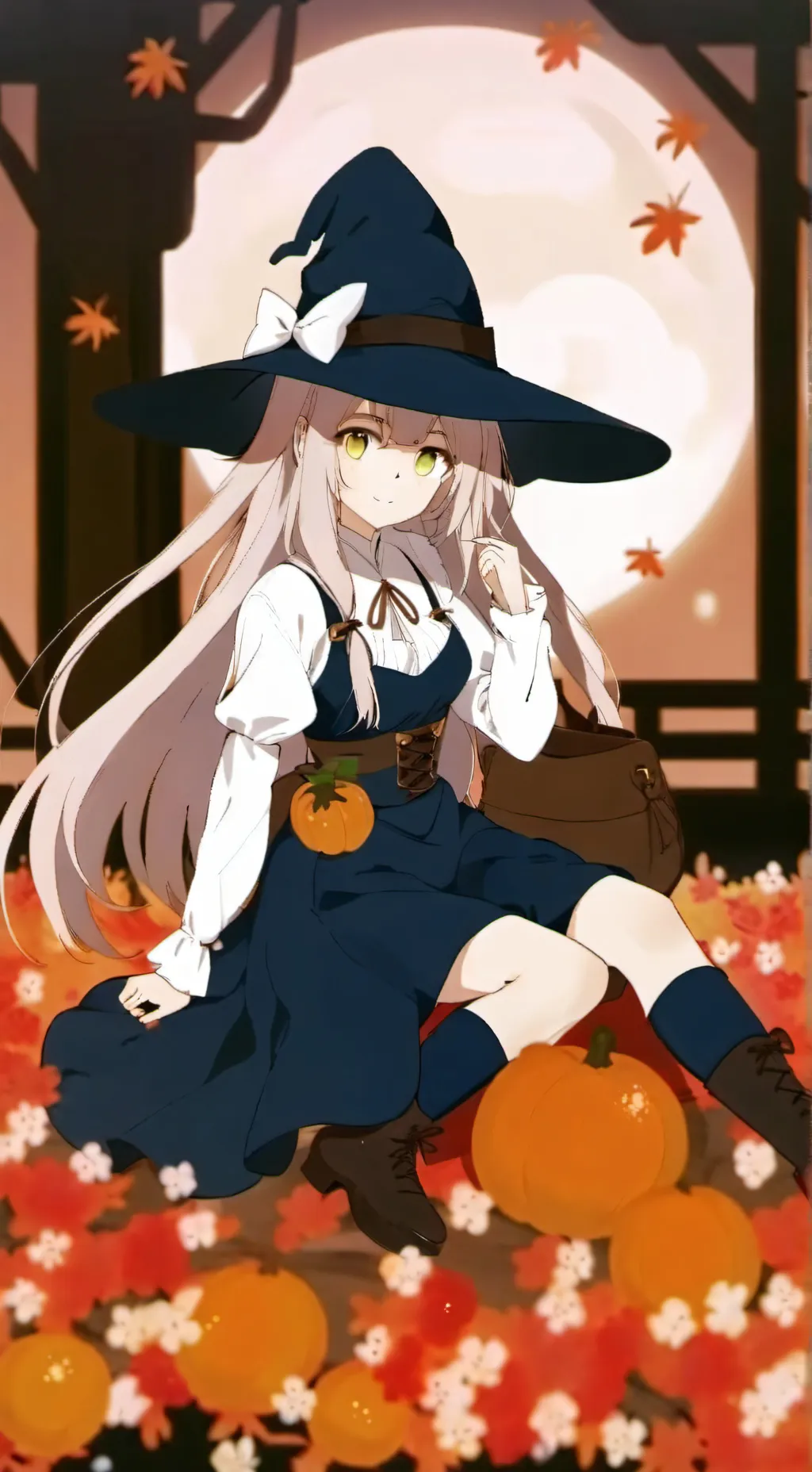 ai character: The hidden witch background