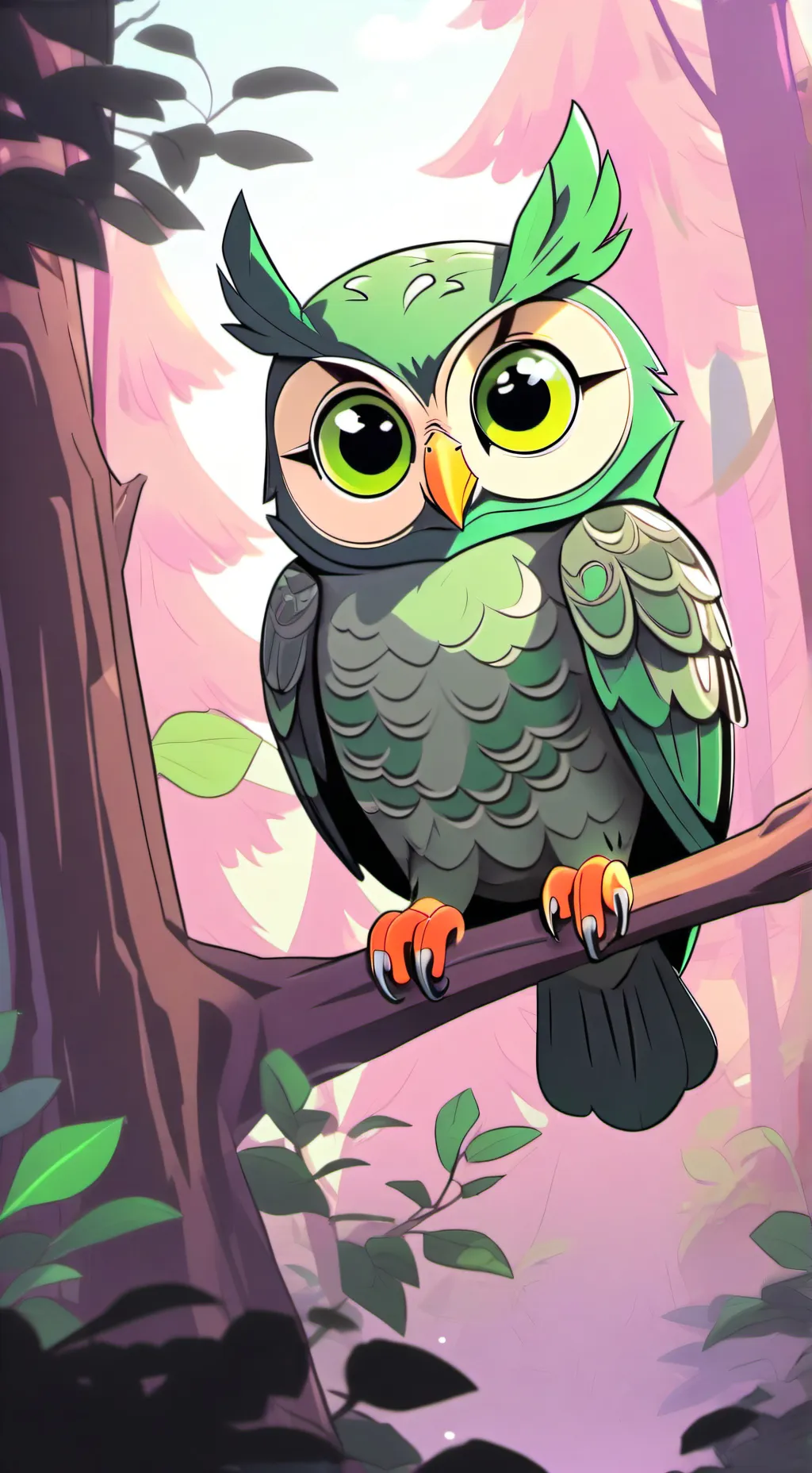 ai character: Duolingo  background