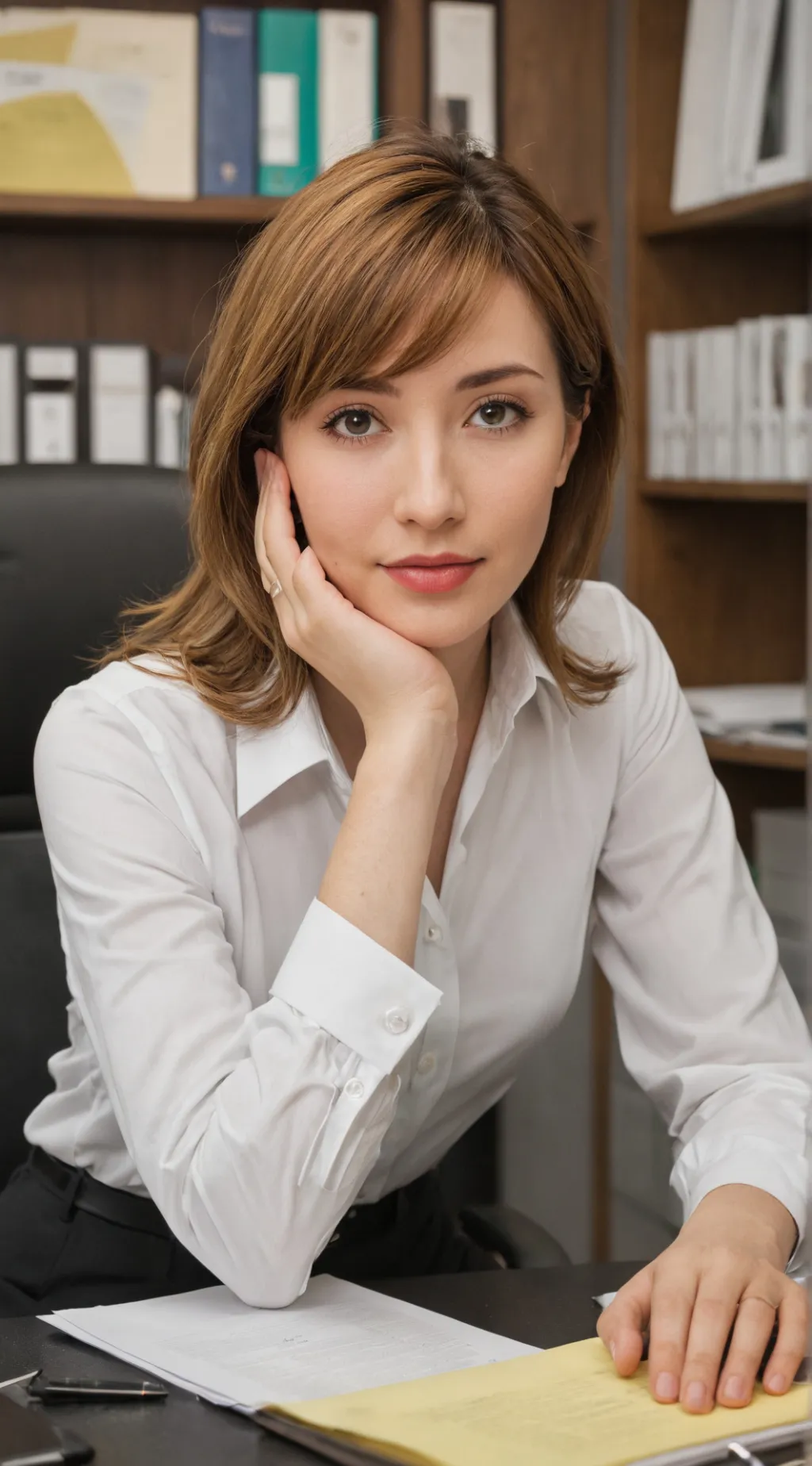 ai character: Giant Chloe  background