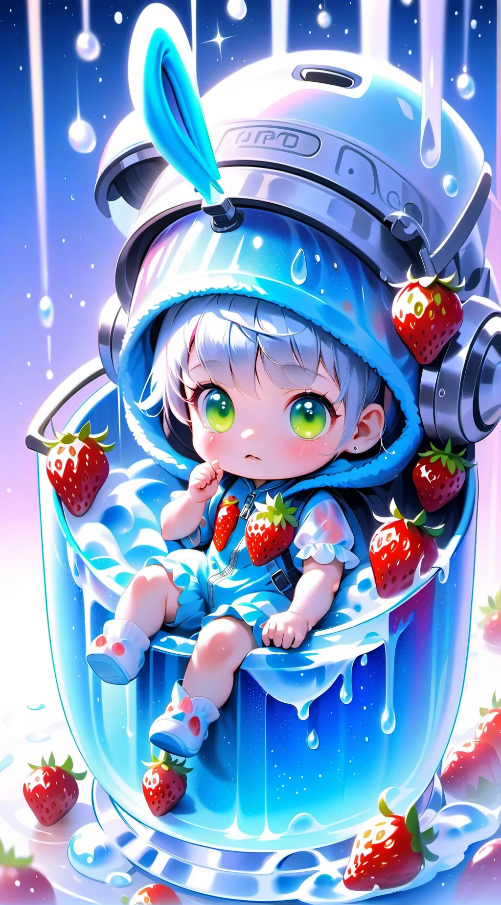 ai character: baby background