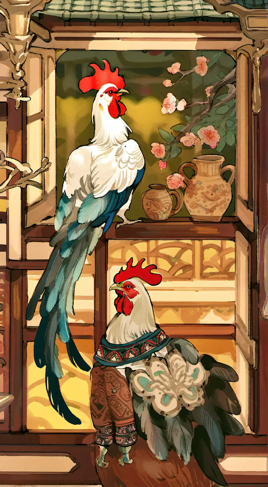 ai character: Tommaso and Rocky background