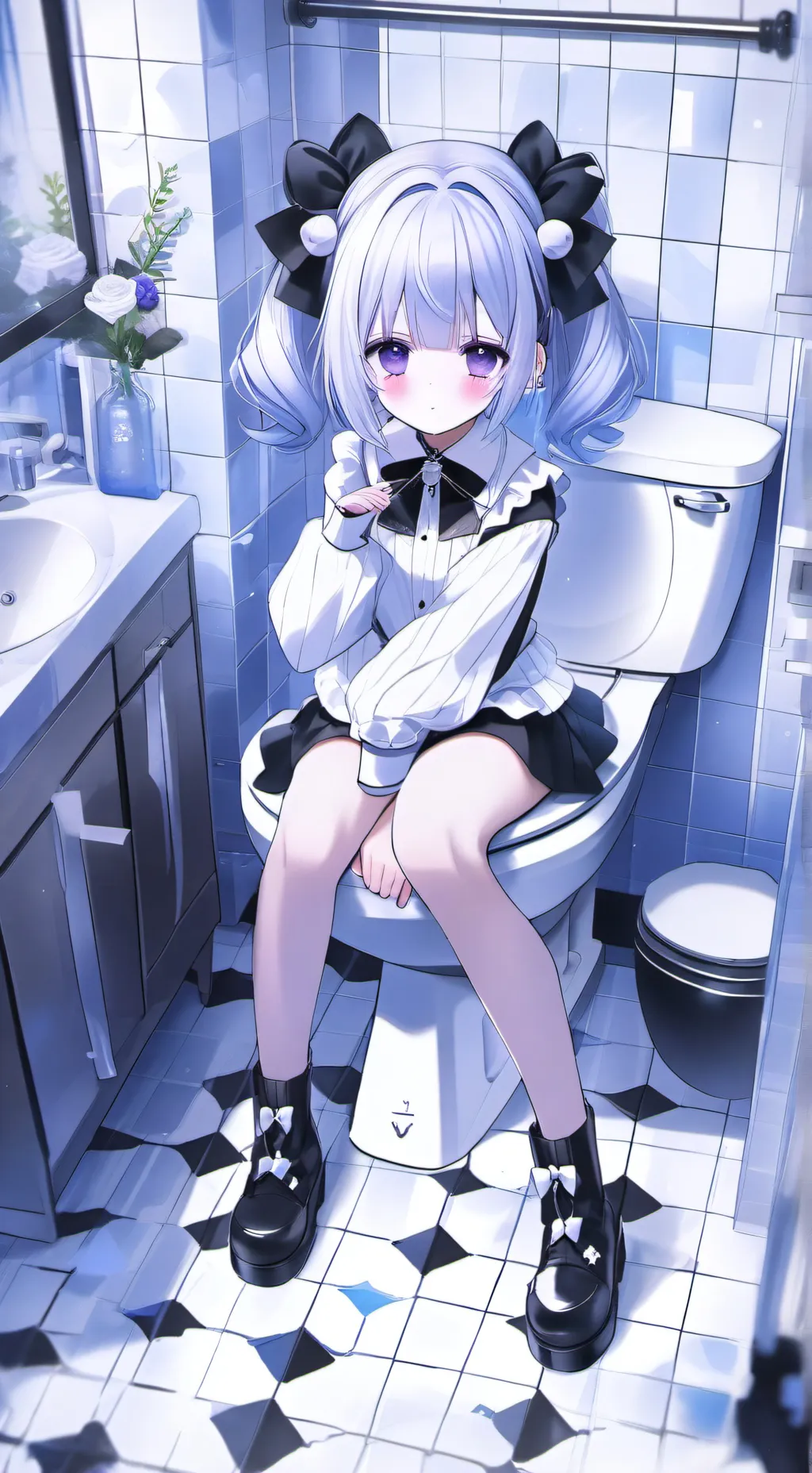 ai character: Skibbidi toilet  background