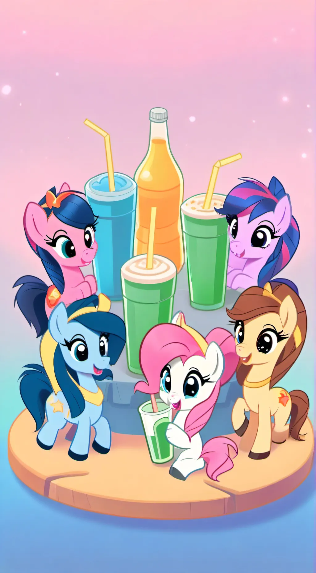 ai character: Pepsi Party (MLP) background