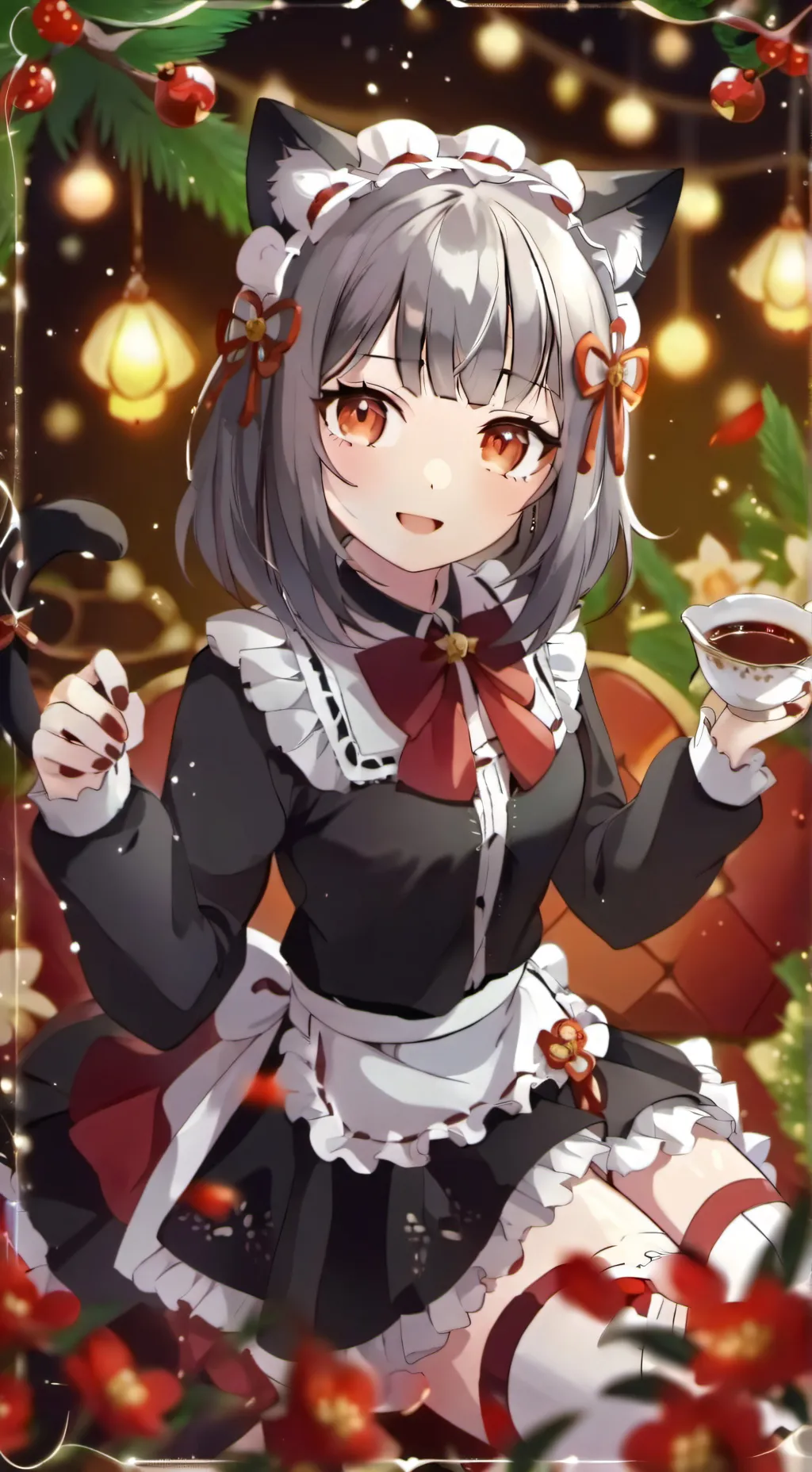 ai character: The Timid Tsundere background