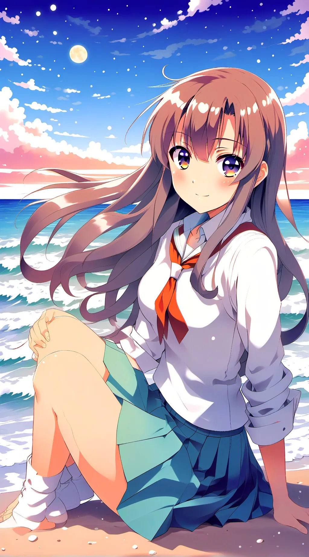 ai character: Asuna yuuki  background