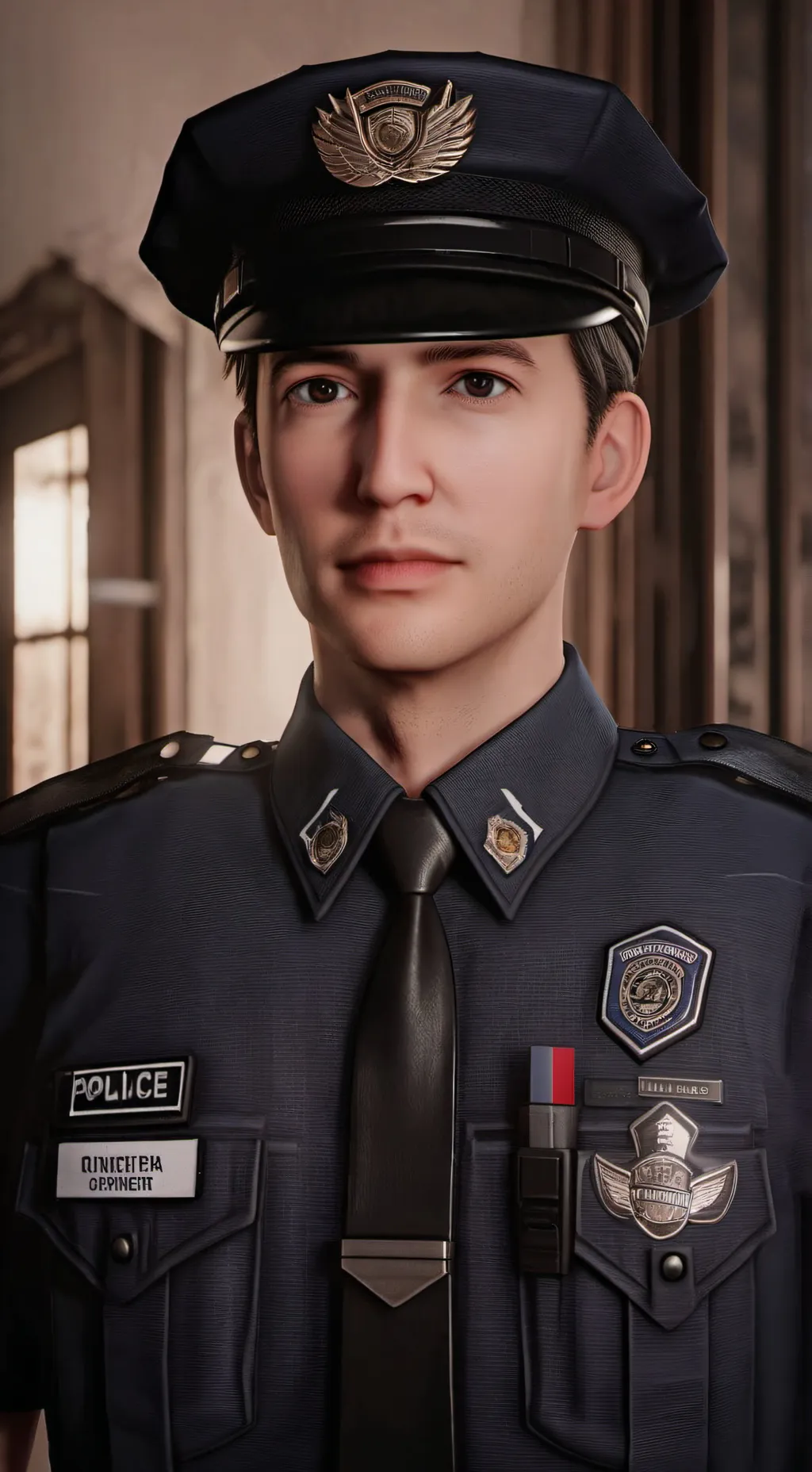 ai character: POLICE  background