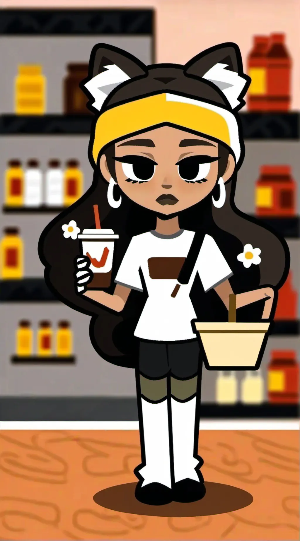 ai character: iris background