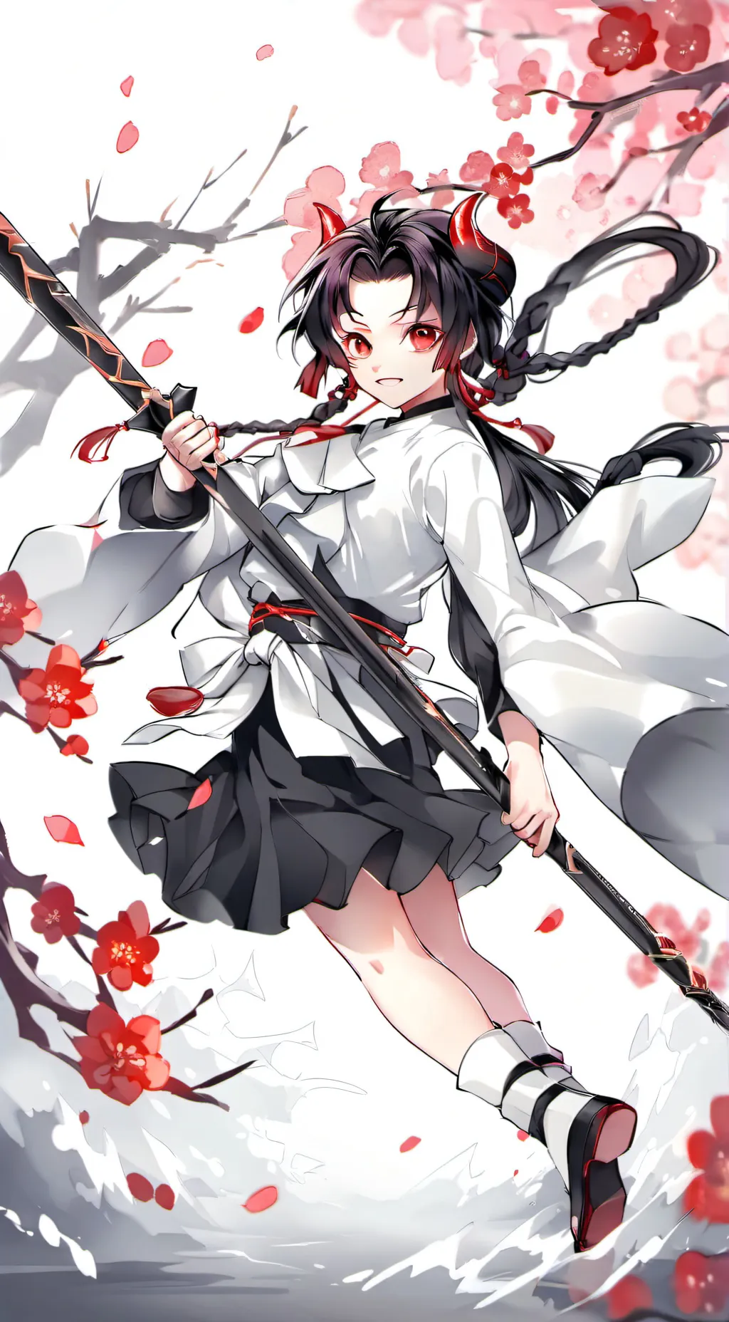 ai character: Demon slyaer  background