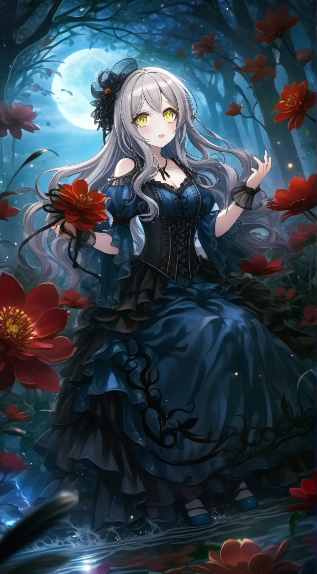 ai character: 梦月 background