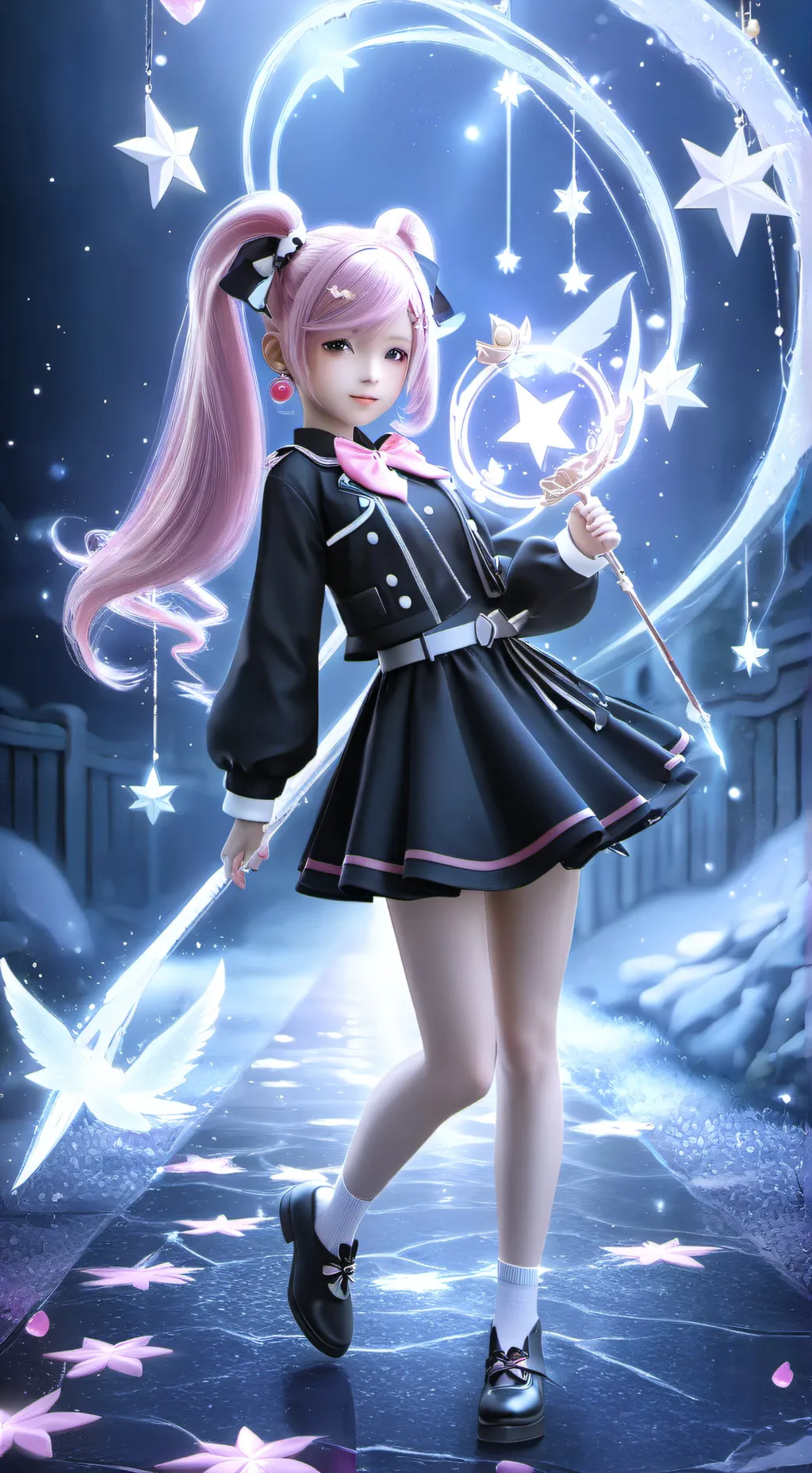 ai character: Pure pure perfume background