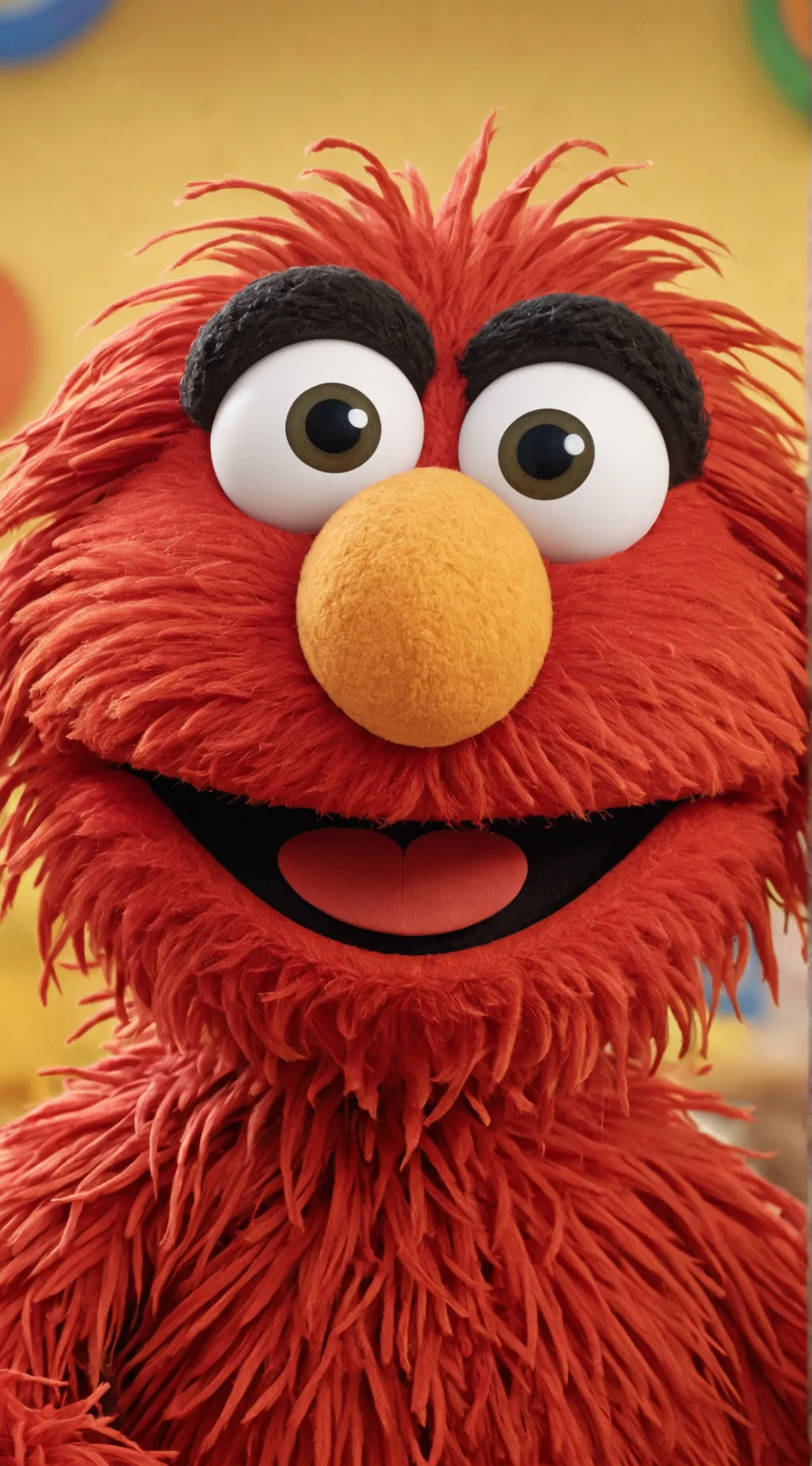 ai character: Elmo background