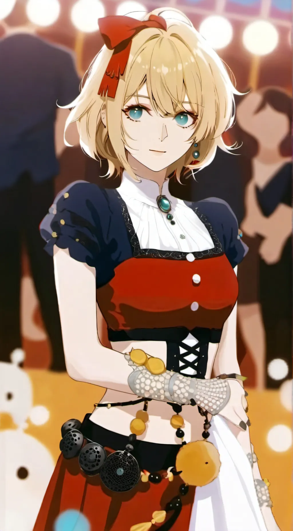 ai character: Tu novia background