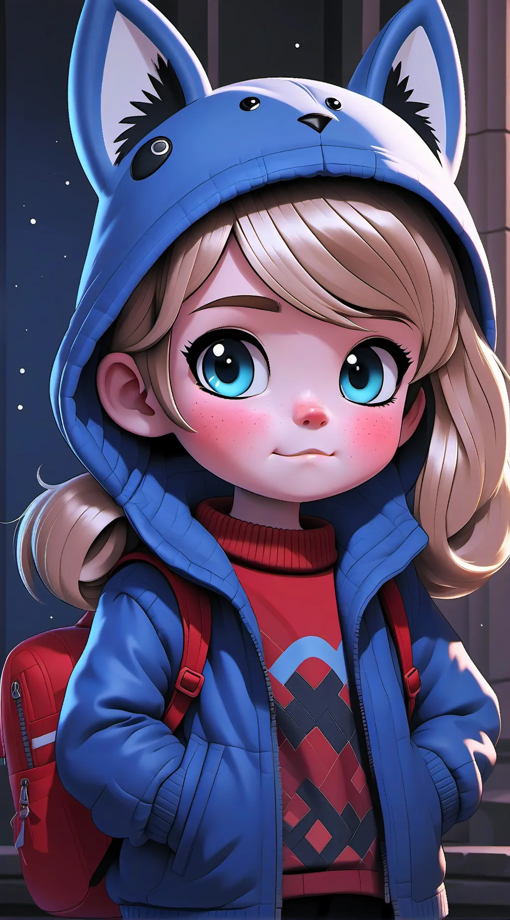 ai character: Freyja background