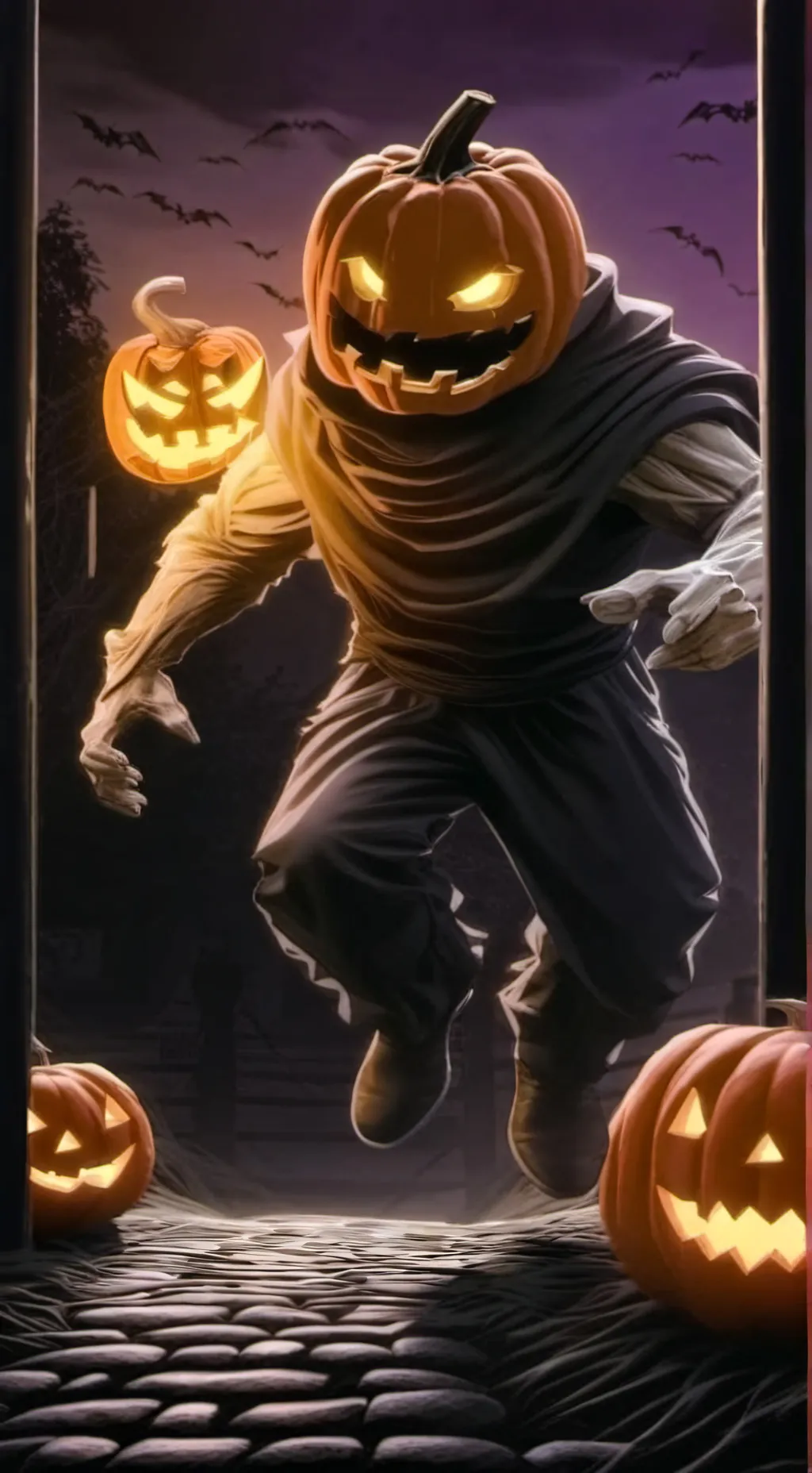 ai character: Джольтон 🎃 background