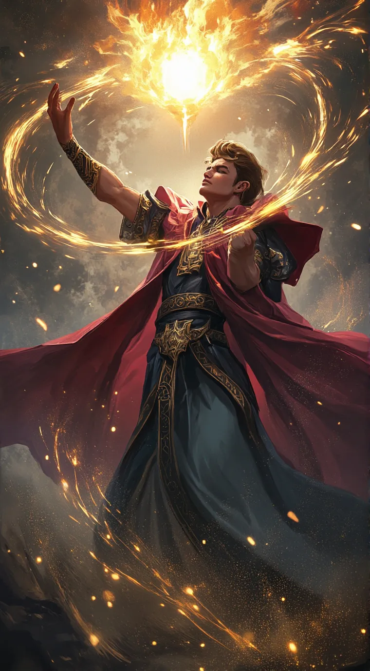 ai character: light off light on background