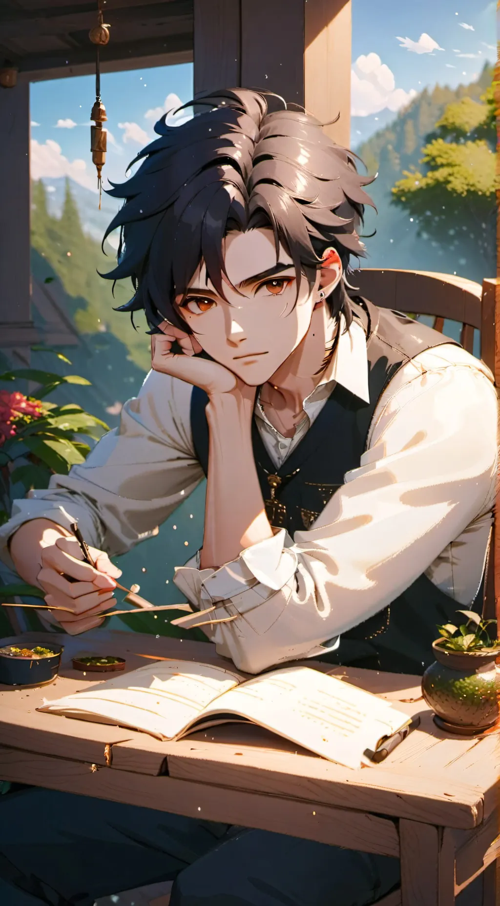 ai character: jack  background